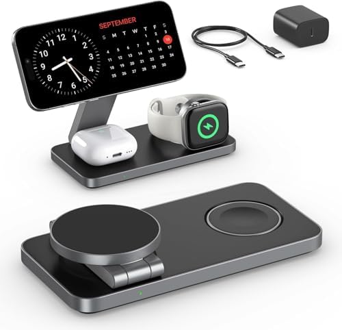 station de charge sans fil 3 en 1 KEEPRO MagSafe